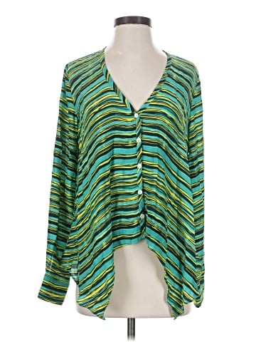 Fifteen Twenty Long Sleeve Silk Top (view 1)
