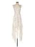 BCBGMAXAZRIA Ivory Cocktail Dress Size 4 - photo 1