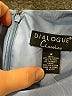 Dialogue Solid Blue Casual Dress Size 1X - photo 7