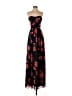 ERIN Erin Fetherston 100% Polyester Floral Black Casual Dress Size 0 - photo 1