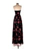 ERIN Erin Fetherston 100% Polyester Floral Black Casual Dress Size 0 - photo 2