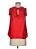 J.Crew 100% Silk Red Sleeveless Silk Top Size 00 - photo 1