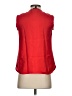 J.Crew 100% Silk Red Sleeveless Silk Top Size 00 - photo 2