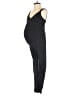 Year Of Ours Solid Black Jumpsuit Size Sm Maternity - photo 1