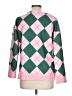 Unbranded Argyle Pink Cardigan Size L - photo 2