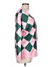 Unbranded Argyle Pink Cardigan Size L - photo 4