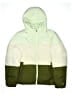 The North Face 100% Polyester Color Block Green Snow Jacket Size 14 - photo 1