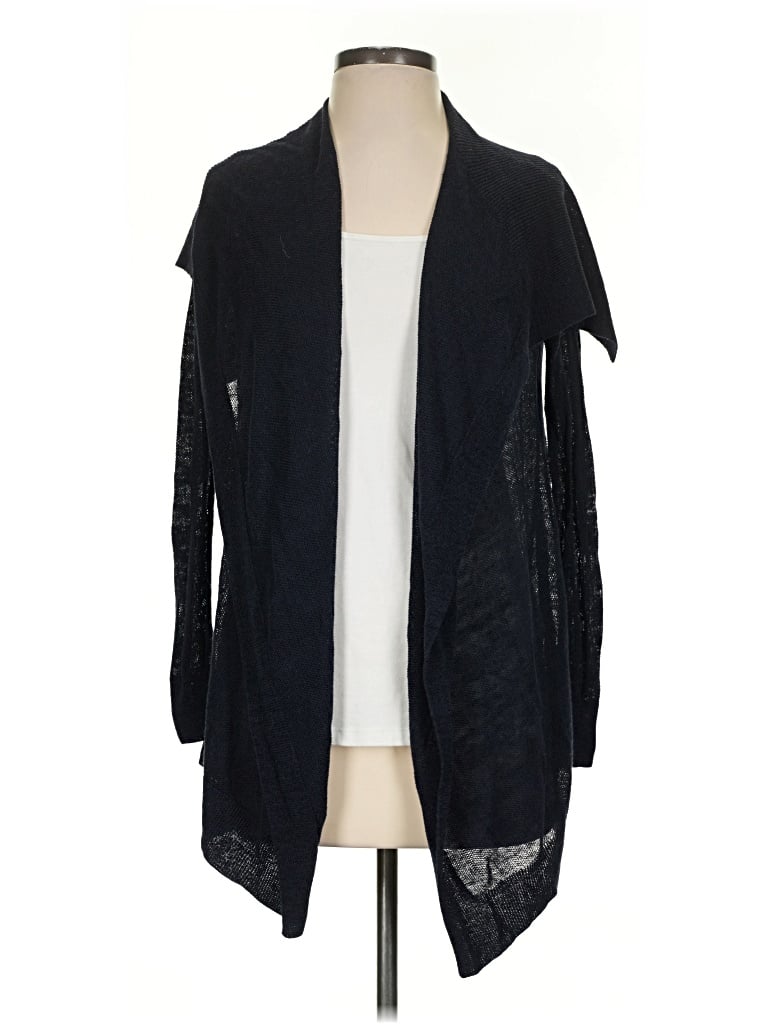 Pre-owned Theory Cardigan Sweater In Black