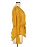 BCBGeneration Yellow Long Sleeve Blouse Size M - photo 4