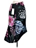 Keepsake 100% Polyester Print Black Casual Skirt Size M - photo 2