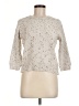 Suncoo Metallic Ivory Pullover Sweater Size Med Tall (T2) - photo 1