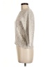 Suncoo Metallic Ivory Pullover Sweater Size Med Tall (T2) - photo 5