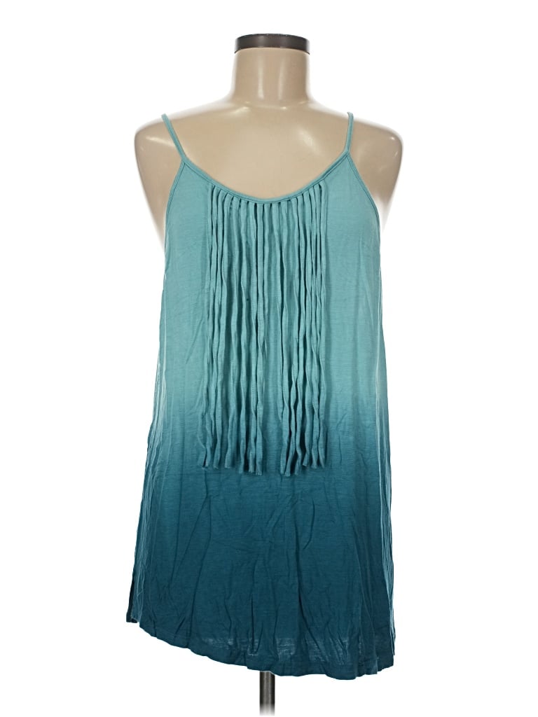 Pre-owned Umgee Sleeveless Blouse In Teal
