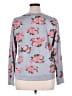 Miss Chievous Floral Gray Pullover Sweater Size XL - photo 2