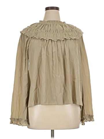 Rose + Olive Long Sleeve Blouse (view 1)