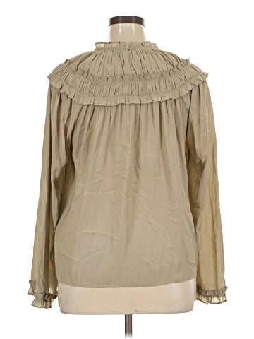 Rose + Olive Long Sleeve Blouse (view 2)