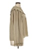 Rose + Olive 100% Polyester Tan Long Sleeve Blouse Size XL - photo 4