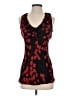 Tory Burch 100% Silk Red Sleeveless Blouse Size 4 - photo 1