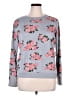 Miss Chievous Floral Gray Pullover Sweater Size XL - photo 1