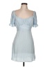 Mi ami 100% Polyester Blue Cocktail Dress Size L - photo 1