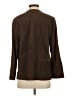 Faconnable 100% Rayon Brown Long Sleeve Blouse Size S - photo 2