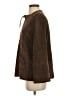 Faconnable 100% Rayon Brown Long Sleeve Blouse Size S - photo 5