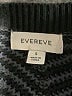 Evereve 100% Cotton Chevron-herringbone Black Pullover Sweater Size S - photo 7