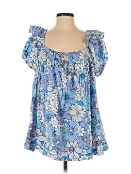 Free People Short Sleeve Blouse