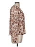 Veronica Beard Brown Long Sleeve Silk Top Size 6 - photo 4