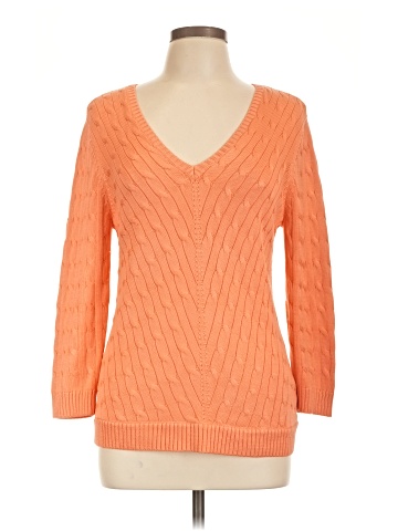 Lauren by Ralph Lauren Silk Pullover Sweater (view 1)
