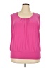 CW Classics Pink Sleeveless Blouse Size 2X - photo 1