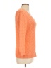 Lauren by Ralph Lauren Solid Orange Silk Pullover Sweater Size L - photo 4