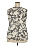 J.Jill 100% Nylon Gray Sleeveless Blouse Size 2X - photo 2