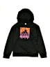 Adidas 100% Polyester Black Pullover Hoodie Size 8 - photo 1