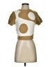 pretty garbage Polka Dots Tan Pullover Sweater Size S - photo 1