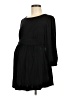Seraphine Solid Black Casual Dress Size 8 - photo 1