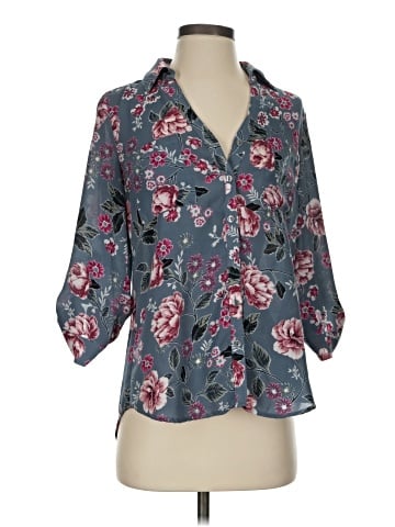 Iz Byer 3/4 Sleeve Blouse (view 1)