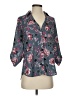 Iz Byer 100% Polyester Gray 3/4 Sleeve Blouse Size S - photo 1