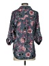 Iz Byer 100% Polyester Gray 3/4 Sleeve Blouse Size S - photo 2
