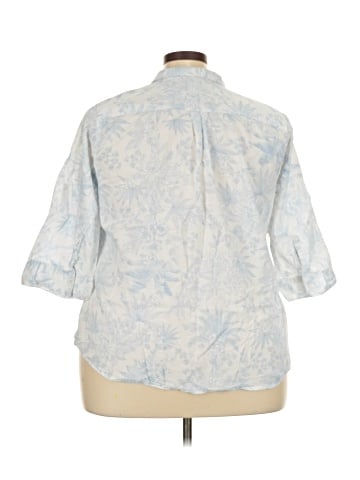 Croft & Barrow 3/4 Sleeve Button-Down Shirt (view 2)