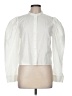 FRAME 100% Cotton Ivory Long Sleeve Blouse Size M - photo 1