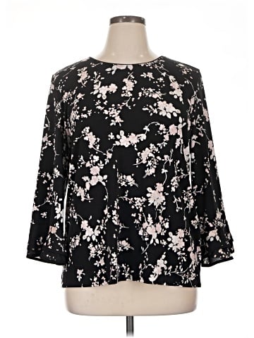 Karl Lagerfeld Paris 3/4 Sleeve T-Shirt (view 1)