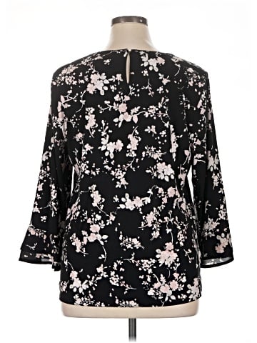 Karl Lagerfeld Paris 3/4 Sleeve T-Shirt (view 2)
