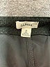 L.L.Bean Solid Black Skort Size 14 - photo 3