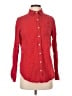 St. John's Bay 100% Cotton Red Long Sleeve Button-Down Shirt Size S - photo 1