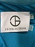 JS Collections 100% Polyester Solid Teal Cocktail Dress Size 14 - photo 3