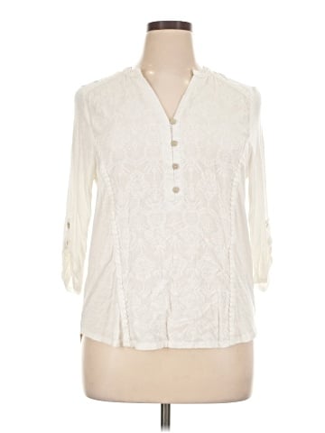Democracy 3/4 Sleeve Blouse (view 1)
