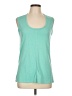 Marika Teal Sleeveless T-Shirt Size L - photo 1