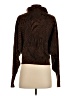 Equipment Animal Print Brown Wool Pullover Sweater Size S - photo 2