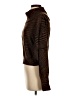 Equipment Animal Print Brown Wool Pullover Sweater Size S - photo 5
